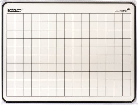 Legamaster -  Wisbord  gelakt staal geruit-blanco | 10 stuks