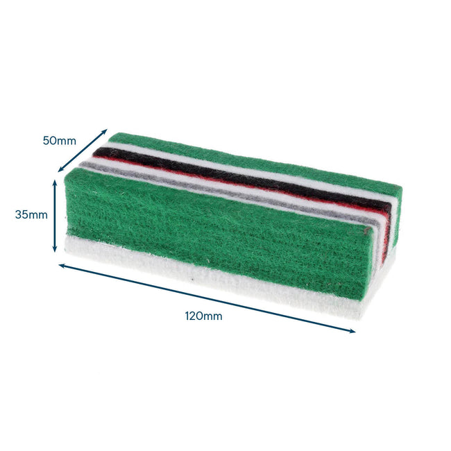 Europel -  Krijtbordwisser vilt  120x50x35mm | 10 stuks