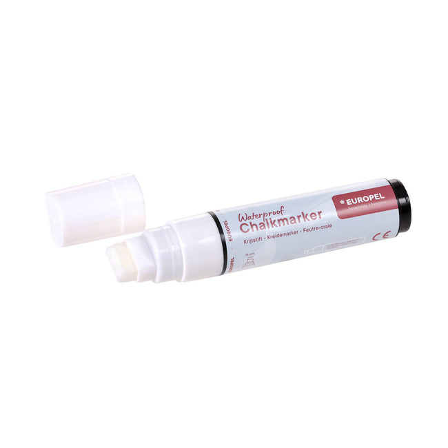 Europel -  Krijtstift  watervast 15mm wit