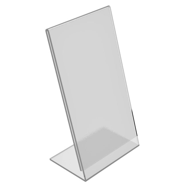 Europel -  Kaarthouder  a6 l-standaard staand acryl | 10 stuks