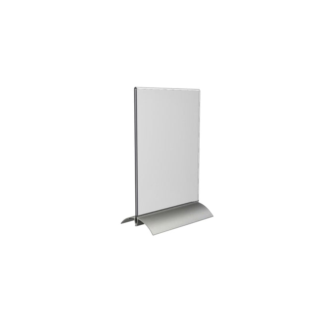 Europel -  Kaarthouder  a5 t-standaard acryl alu | 10 stuks