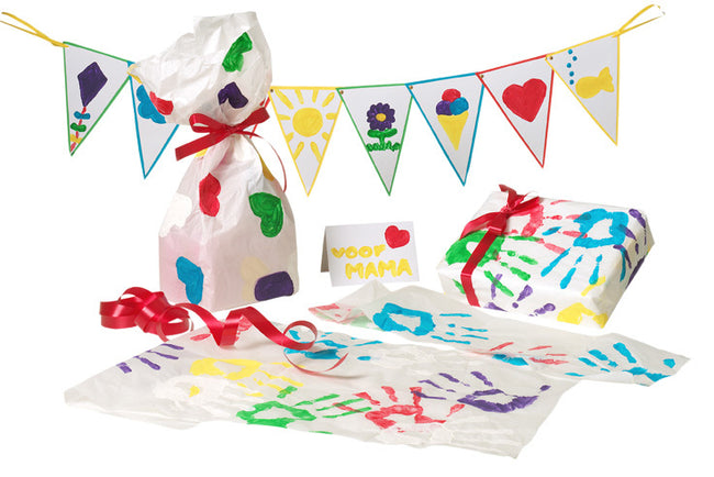 Creall -  Vingerverf  happy ingredients 6 kleuren 80ml
