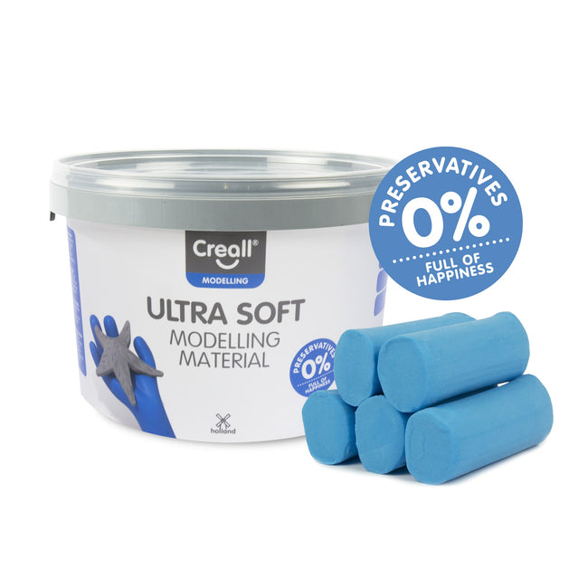 Creall -  Klei  play-it ultra soft helder blauw 1100gr