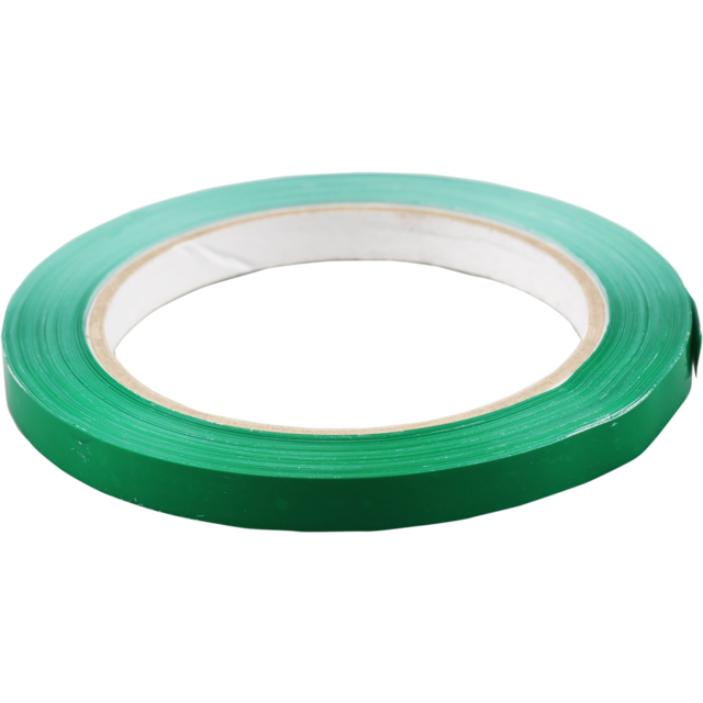 Klika -  Zakkensluiter, PVC, 9mm, 66m, groen, 16 stuks