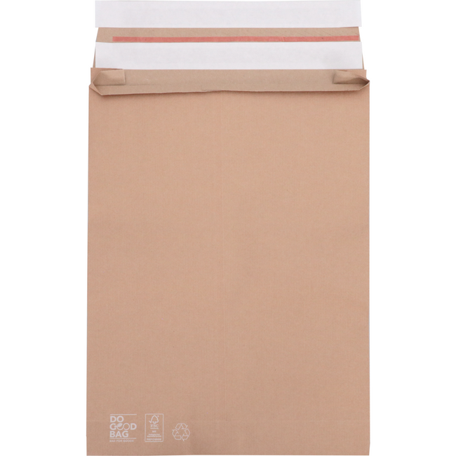 Klika -  Papieren Verzendzak 320 x 430 met 2x kleefstrip 100 stuks
