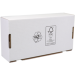 SendProof -  Postpakketdoos, golfkarton, 190x280x70mm, gestanst, wit, 25 stuks (afbeelding 2)