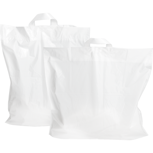 Klika -  Plastic LUS tassen wit 46x52+2x5cm 45 micron 250 stuks