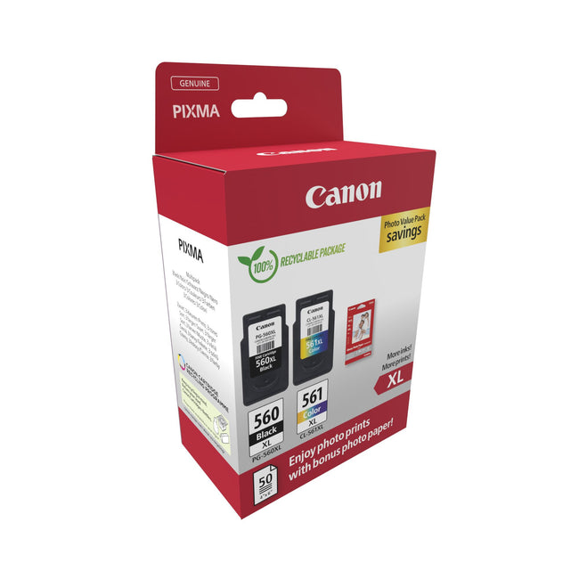 Canon -  3712C004 inktcartridge 2 stuk(s) Origineel Hoog (XL) rendement Zwart, Cyaan, Magenta, Geel