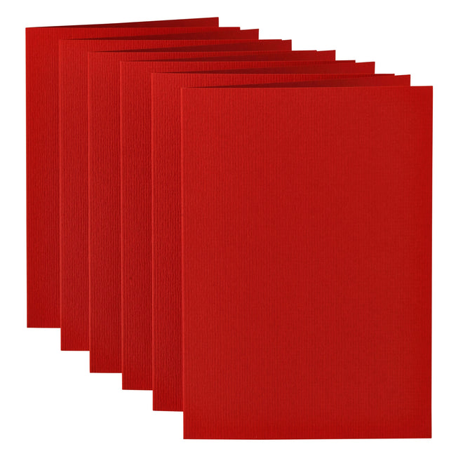 Papicolor -  Correspondentiekaart papi dubbel a6 rood
