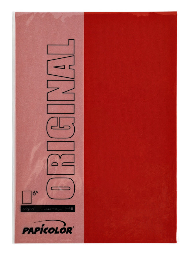 Papicolor -  Kopieerpapier  a4 100gr rood