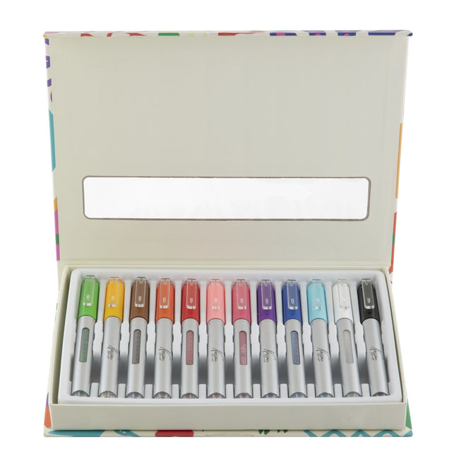 Nassau fine art -  Acrylmarkers nassau set à 12 kleuren | 8 stuks