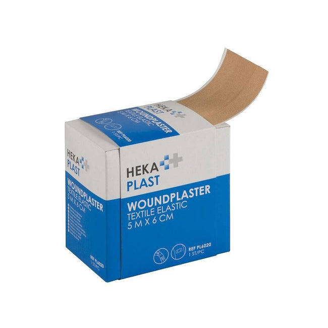 Heka -  Pleister textiel elastic plast 5mx6cm