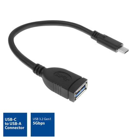 ACT -   USB 3.0 kabel OTG, USB-C male naar USB-A female, 0,2 meter