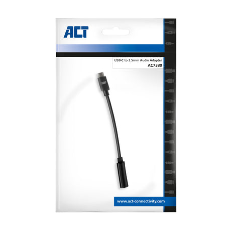 ACT -   USB-C naar 3.5mm jack audio adapter
