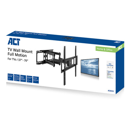 ACT -   Full motion tv wandsteun, 37 tot 70, VESA