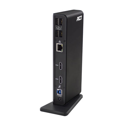 ACT -   Universeel USB-C of USB-A Dockingstation, voor 2 HDMI monitoren, DisplayLink
