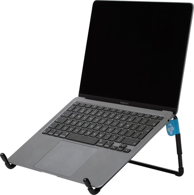 R-Go Tools -  Laptopstandaard R-Go Steel Travel, ergonomisch en opvouwbaar, geschikt voor 10-22 inch laptop, zwart (afbeelding 2)