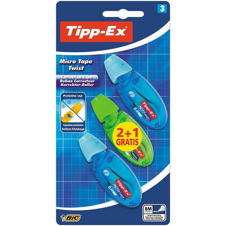 Tipp-Ex - Korrektur Micro Twist 5mmx8m Blister 2+1 gratis