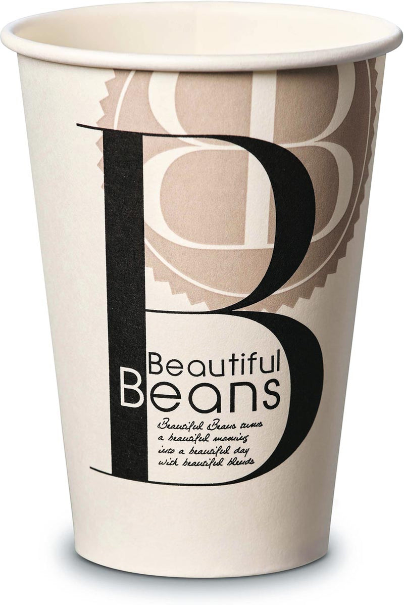 Beautiful Beans - Pappbecher, 180 cc, 100 Stück