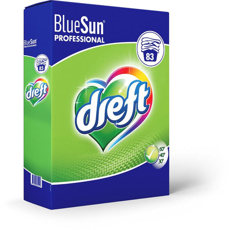 Dreft - Blue Professional Waschpulver, Karton mit 5,4 kg, 83 Wäschen