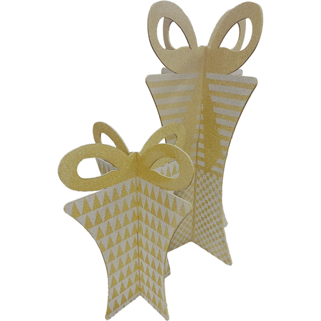 Klika -  Decoratiecadeautje | 50x40cm | PE | zilver | 10 stuks