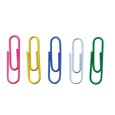 OFFICE products -   papierklemmen, 28 mm, geassorteerde kleuren, zak van 500 stuks