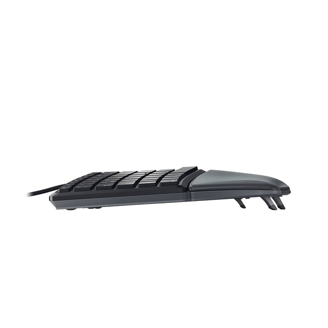 CHERRY -   KC 4500 ERGO toetsenbord Universeel USB QWERTY Amerikaans Engels Zwart