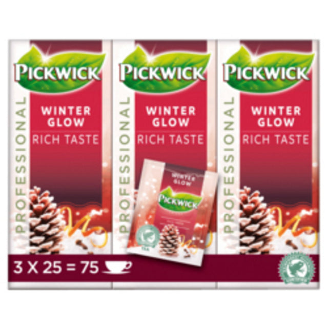 Pickwick -  Thee  winterglow 25x2 gr met envelop | 3 stuks