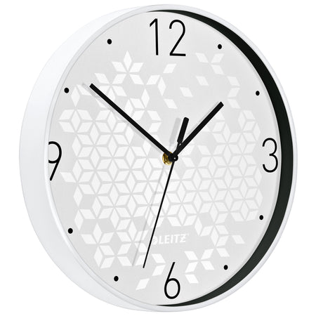 Leitz - Wanduhr WOW Ø29cm weiß