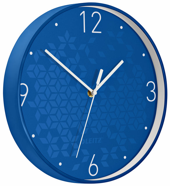 Wanduhr Leitz Wow Ø29cm blau