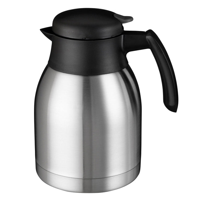 Bravilor Bonamat – Thermoskanne doppelwandig 1,5 Liter Edelstahl schwarz