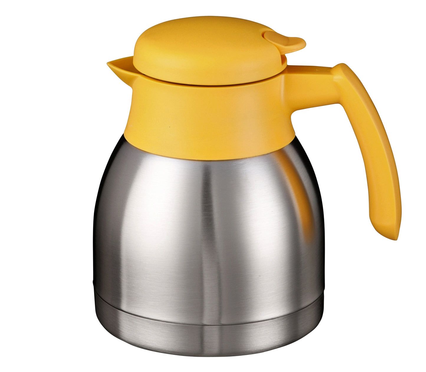 Bravilor - Doppelwandige Thermoskanne 1 Liter Edelstahl gelb