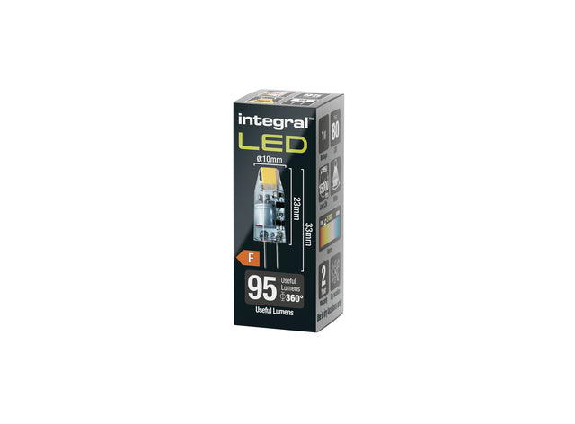 Lampe à LED intégrale GU4 2700k blanc chaud 1,1w 100lumen