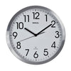 Maul - Wanduhr Move RC Ø305x45mm Alurahmen weiß inkl. Batterie