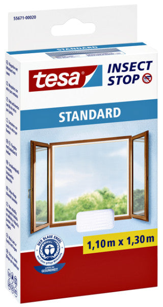 Tesa - Insektenschutz® ​​Insect Stop STANDARD Fenster 1,10x1,30m weiß