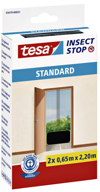 INSECTHOR TESA 55679 für Türen 2x0.65x2,2m Schwarz
