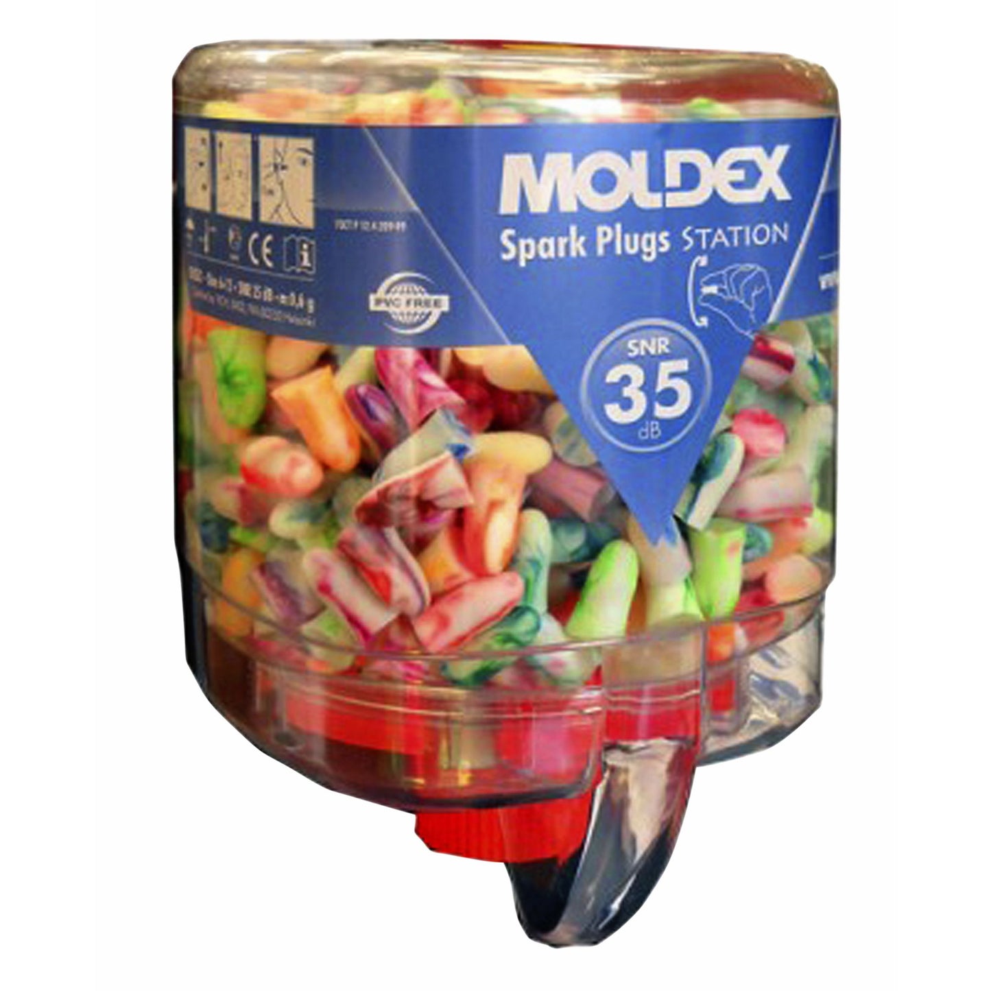Moldex - Ohrstöpsel Zündkerzen sortiert 250 Stück
