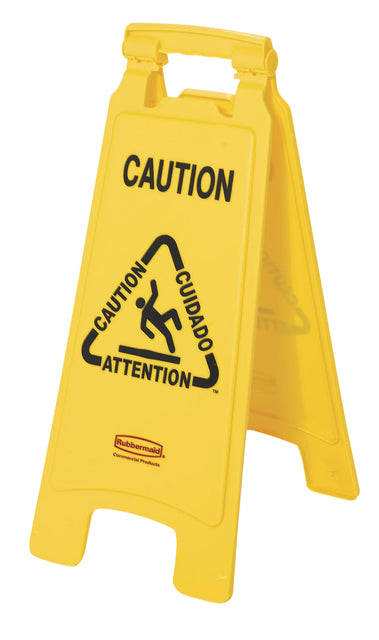 Rubbermaid - Warnschild zweiseitig mehrsprachig