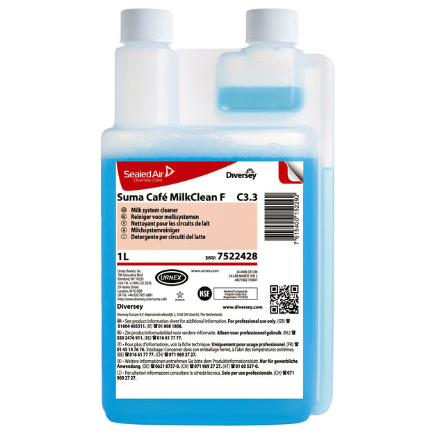 Reinigungsflüssigkeit Suma Milchreiniger 1 Liter | Flasche mit 1 Liter