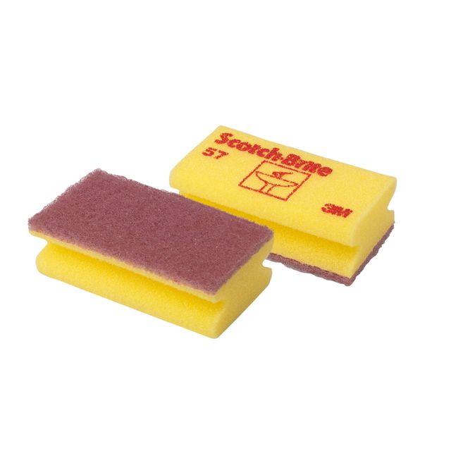 Scotch Brite – Scheuerschwamm – Brite für empfindliche Oberflächen, 70 x 130 mm, gelb, 10 Stück