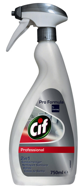 Sanitärreiniger CIF Profi Spray 750ml | 1 Flasche | 6 Stück