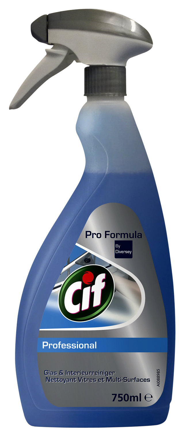 Cif – Glas- und Innenreiniger, professionelles Spray, 750 ml