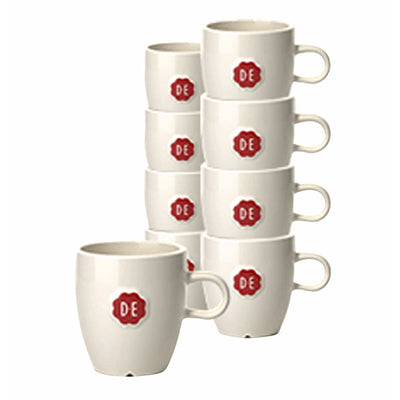 Douwe Egberts - Espressotasse 70 ml weiß 12 Stück