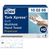 Tork - Handtuch H2 Xpress Multifold 2-lagig 212x255mm 21x150 Blatt weiß 100289