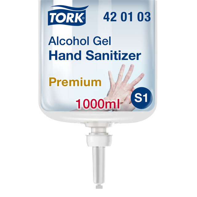 Alkoholgel Tork S1 Hand Desinfektion 1LTR 420103 | Oompoot ein 6 Flasche x 1 Stück