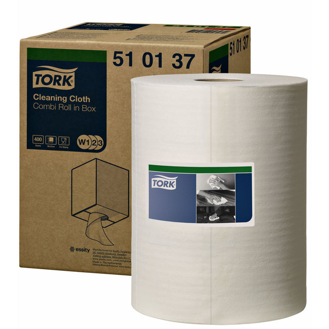 Tork - Reinigungstuch W2 1-lagig 152m weiß 510137