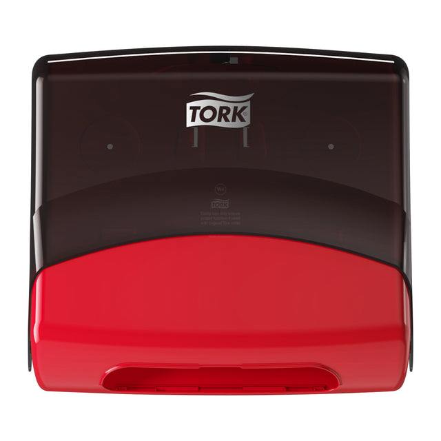 Tork - Reinigungshandtuchspender W4 FALTED rot