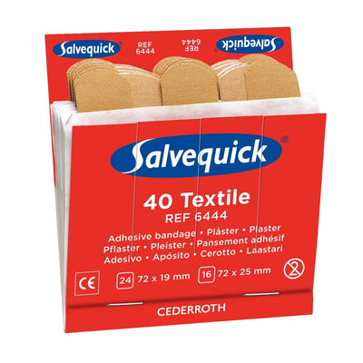 Salvequick - Pflaster Nachfülltextil 6x 40 Stück