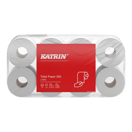 Katrin - Toilettenpapier 3-lagig 250 Blatt weiß 104872
