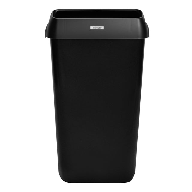 Abfall bin Katrin 92261 25Liter schwarz | 2 Stücke